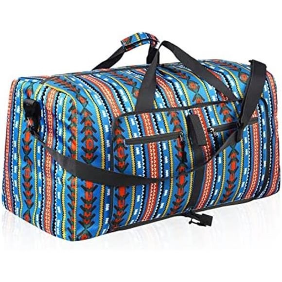 OVERNIGHT Bags Waterproof & Tear Resistant Z Bohemian Blue